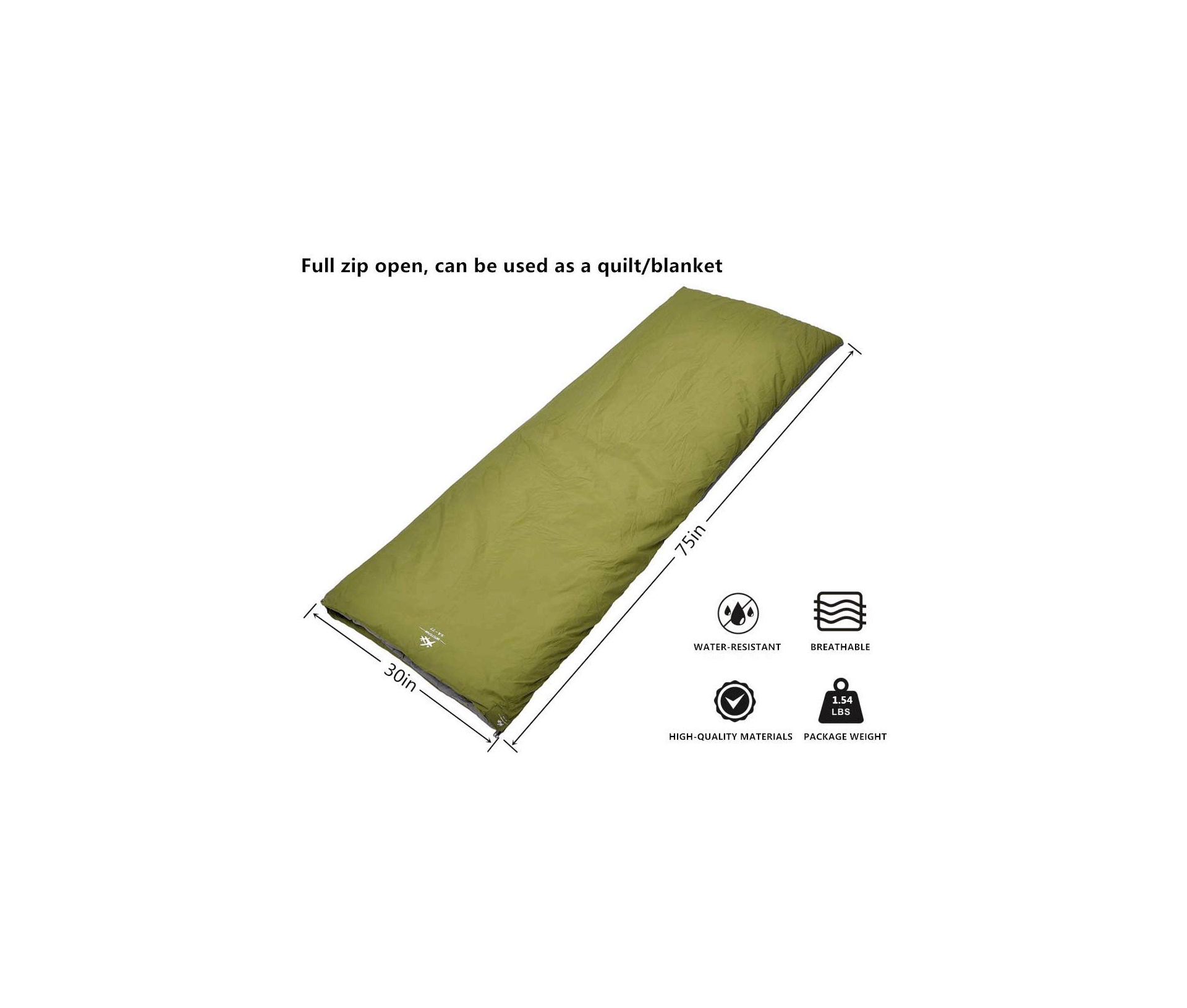 BESTEAM Ultra-Light Envelope Sleeping Bag